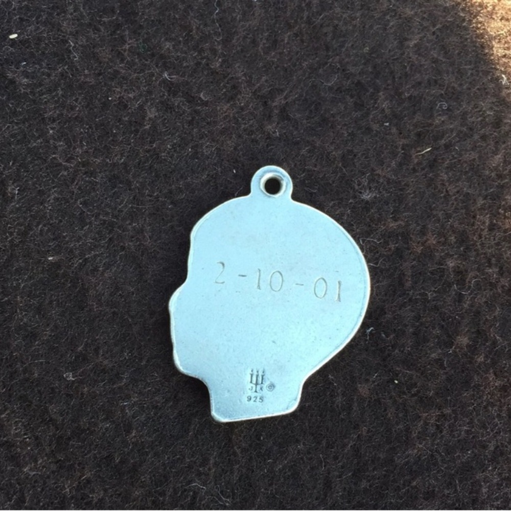 James Avery sterling silver head charm - Picture 2 of 3